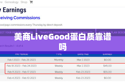 美商LiveGood蛋白质靠谱吗