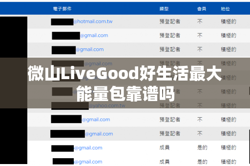 微山LiveGood好生活最大能量包靠谱吗第1张-美商LiveGood好生活